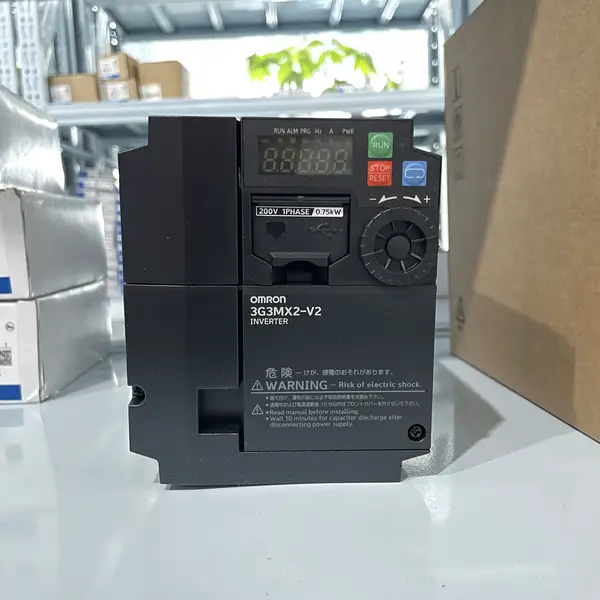 Omron 3G3MX2-A4007-V2 MX2 Inverter 0.75kW 400V Three-Phase — front view