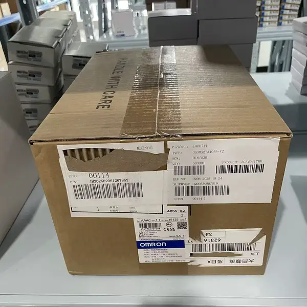 Omron 3G3MX2-A4055-V2 MX2 Inverter Drive 5.5kW 400V Three-Phase — front view