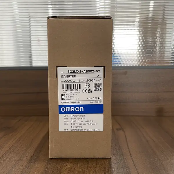 Omron 3G3MX2-AB002-V2 MX2 Compact Inverter 0.2kW 230V Single/Three-Phase — front view