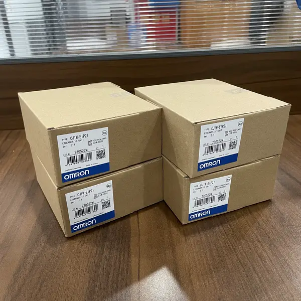 Omron CJ1W-EIP21 EtherNet/IP Unit for CJ Series PLC — front view