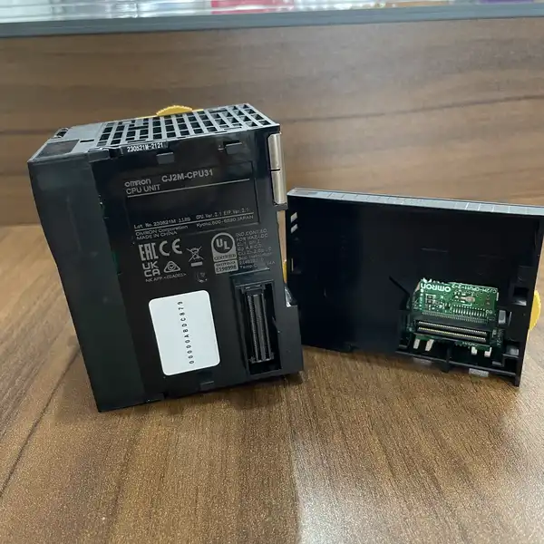 Omron CJ2 Series Programmable Logic Controller System — front view