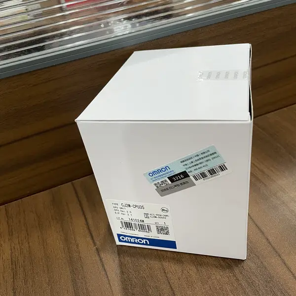 Omron CJ2M-CPU35 PLC CPU Unit 60K Steps EtherNet/IP USB High Capacity — front view