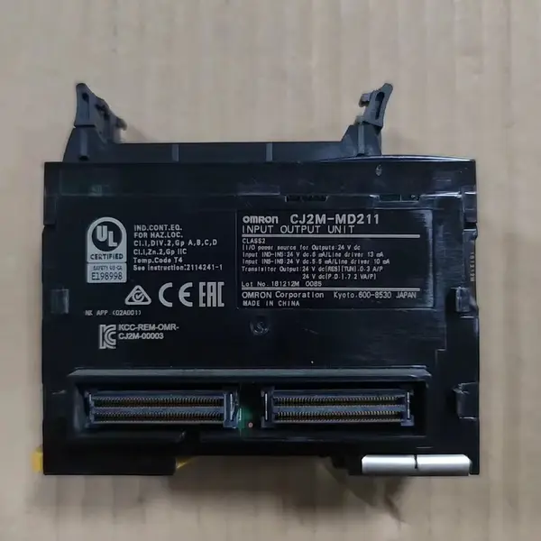 Omron CJ2M-MD211 Pulse I/O Module High-Speed Counter and PWM — front view