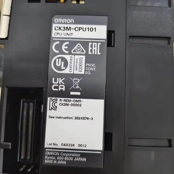 Omron CK3M-CPU101 Programmable Multi-Axis Controller — front view