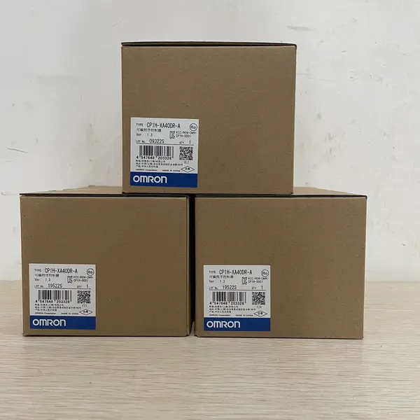 Omron CP1H-XA40DR-A Compact PLC 40 I/O Relay Output with Analog — front view