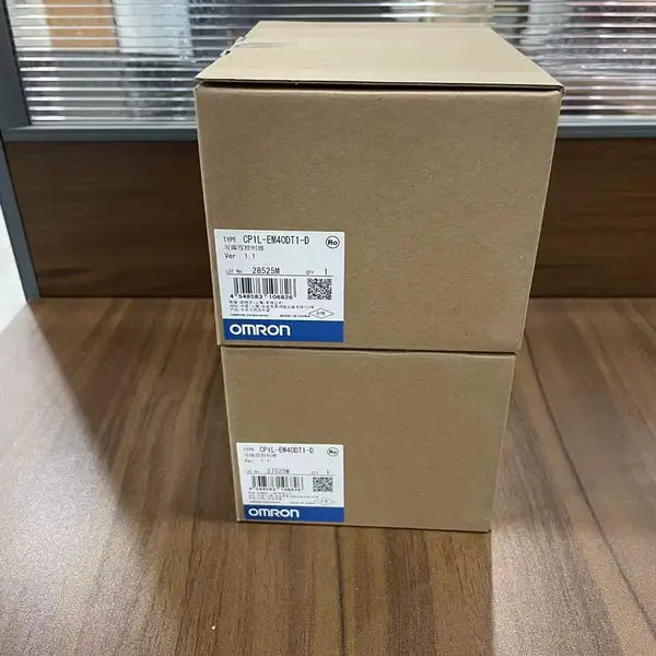 Omron CP1L-EM40DT1-D Compact PLC 40 I/O Ethernet Transistor Output — front view