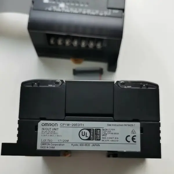 Omron CP1W-20EDT1 Expansion Unit 12 Input 8 PNP Transistor Output — front view