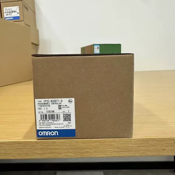 Omron CP2E-N30DT-D Compact PLC with Built-In I/O and Transistor Outputs — front view