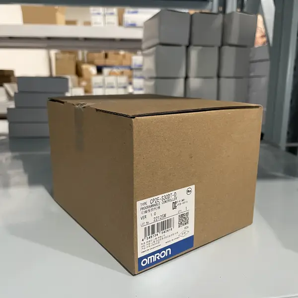 Omron CP2E-S30DT-D Compact PLC 30 I/O Transistor Output Dual Ethernet — front view