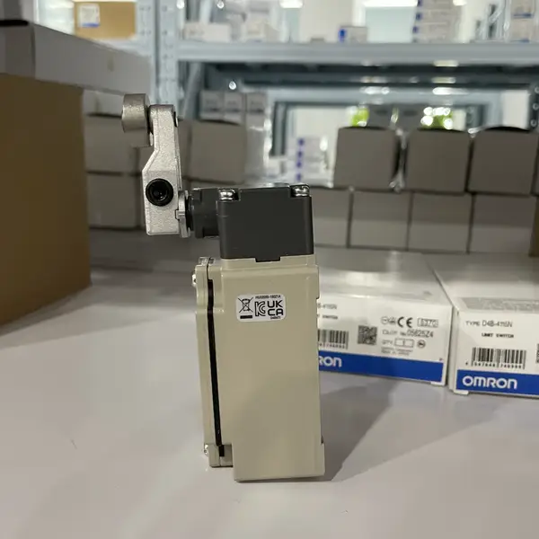 Omron D4B-4115N Safety Limit Switch SPDT Metal Enclosure — front view