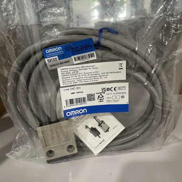 Omron D4C-1201 Limit Switch Miniature — front view