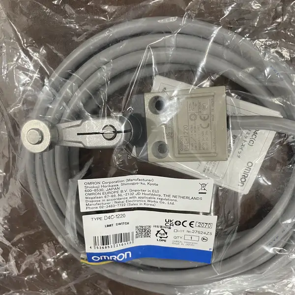Omron D4C-1220 Limit Switch Miniature — front view