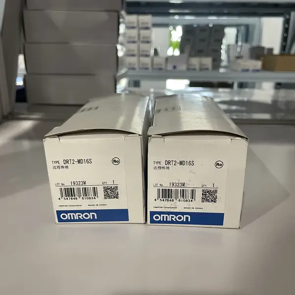 Omron DRT2-MD16S I/O Terminal 16-Point Module IP67 M12 — front view