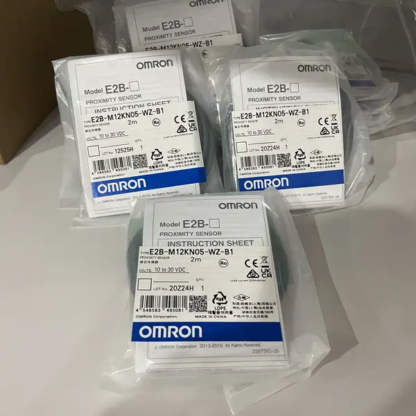 Omron E2B-M12KS04-M1-B1 2M Inductive Proximity Sensor M12 4mm M12 Connector… — front view