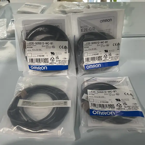 Omron E2E-S05S12-WC-B1 Inductive Proximity Sensor M5 1.2mm Miniature — front view
