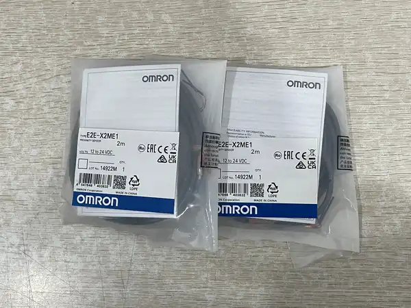 Omron E2E-X2ME1 Inductive Proximity Sensor M12 2mm NPN — front view
