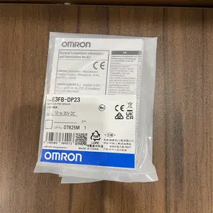 Omron E3FB-DP23 2M Diffuse Reflective Photoelectric Sensor 1m M12 IP67/IP69K — front view