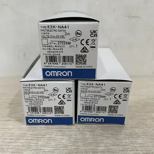 Omron E3X-NA41 2M Digital Fiber Amplifier PNP 2m Cable — front view