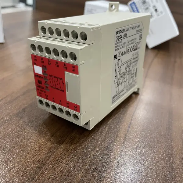 Omron G9SA-501 AC-DC24V Safety Relay Unit 24V Universal Supply — front view