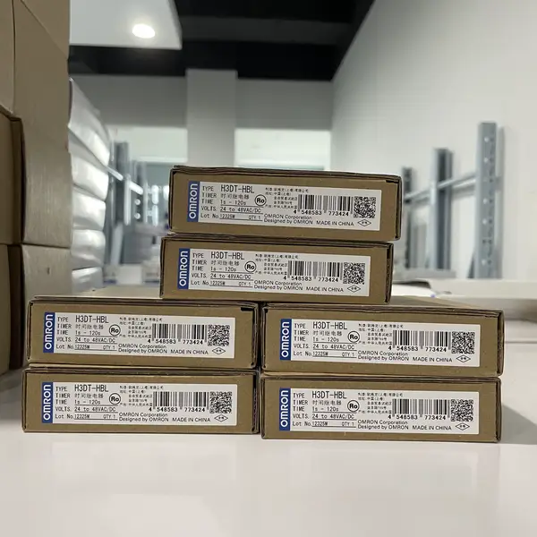 Omron H3DT-HBL AC-DC24-48V Power-Off Delay Timer — front view