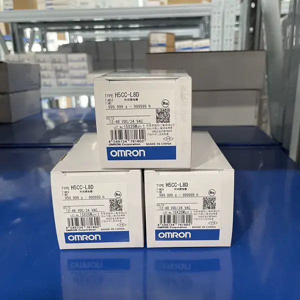 Omron H5CC-L8D Digital Timer Counter with Display — front view