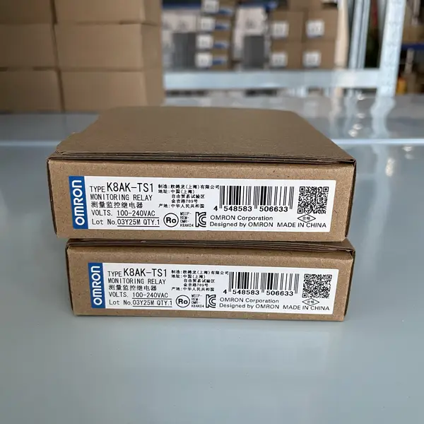 Omron K8AK-TS1 100-240VAC Temperature Monitoring Relay — front view