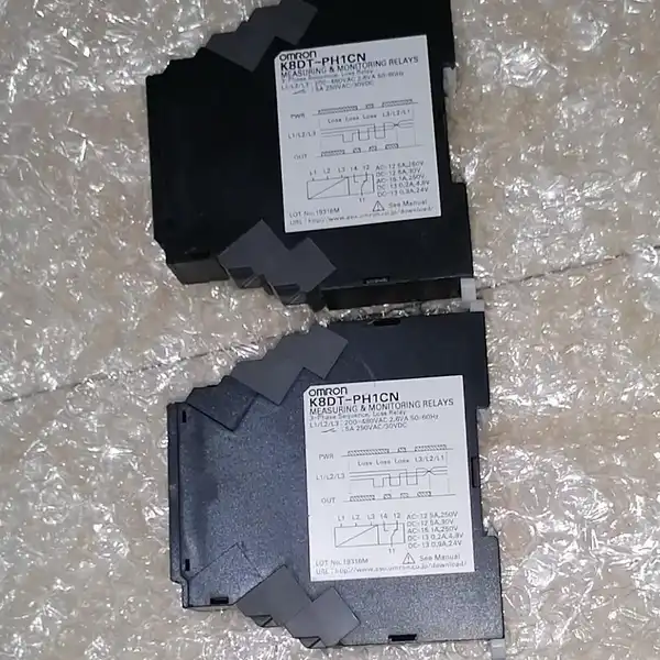 Omron K8DT-PH1CN Phase Sequence and Phase Loss Relay — front view