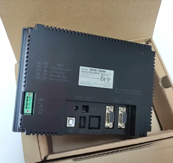 Omron NB7W-TW00B NB Series Touch Screen HMI 7 inch WVGA — front view