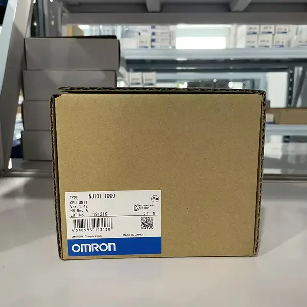 Omron NJ101-1000 Machine Automation Controller CPU Unit — front view