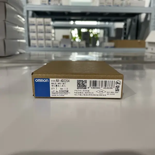 Omron NX-AD2204 Analog Input Unit 4 Channels for NX Automation — front view