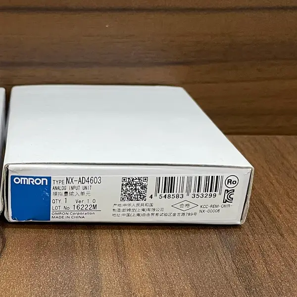 Omron NX-AD4603 NX Series Analog Input Unit 2-Channel Voltage — front view