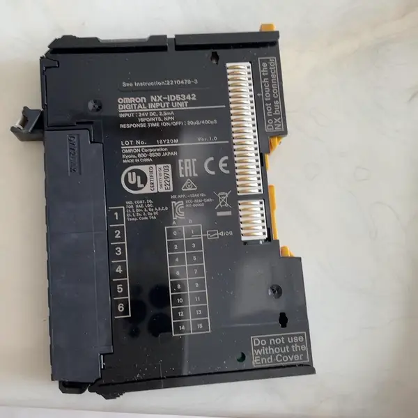 Omron NX-ID5342 Digital Input Unit 8-Point 24VDC NPN — front view