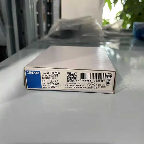 Omron NX-OD5256 Digital Output Module 16-Point PNP Transistor 24VDC for NX PLC — front view