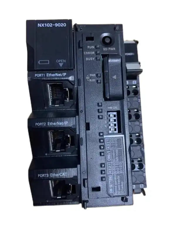 Omron NX102-9020 NX Series CPU Unit with EtherNet/IP — front view