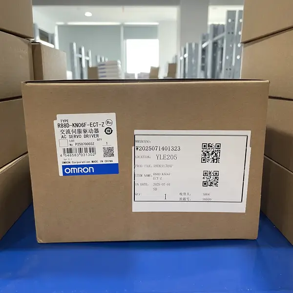 Omron R88D-KN06F-ECT-Z EtherCAT Servo Drive 600W Three-Phase 200V G5 Safety — front view