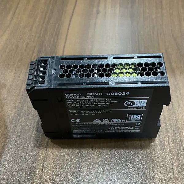 Omron S8VK-G06024 Switching Power Supply 60W 24VDC General Purpose — front view