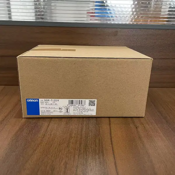 Omron S8VK-T12024 Three-Phase Switching Power Supply 120W 24VDC — front view