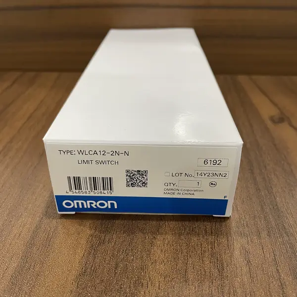 Omron WLCA12-2N-N Limit Switch Top Plunger — front view